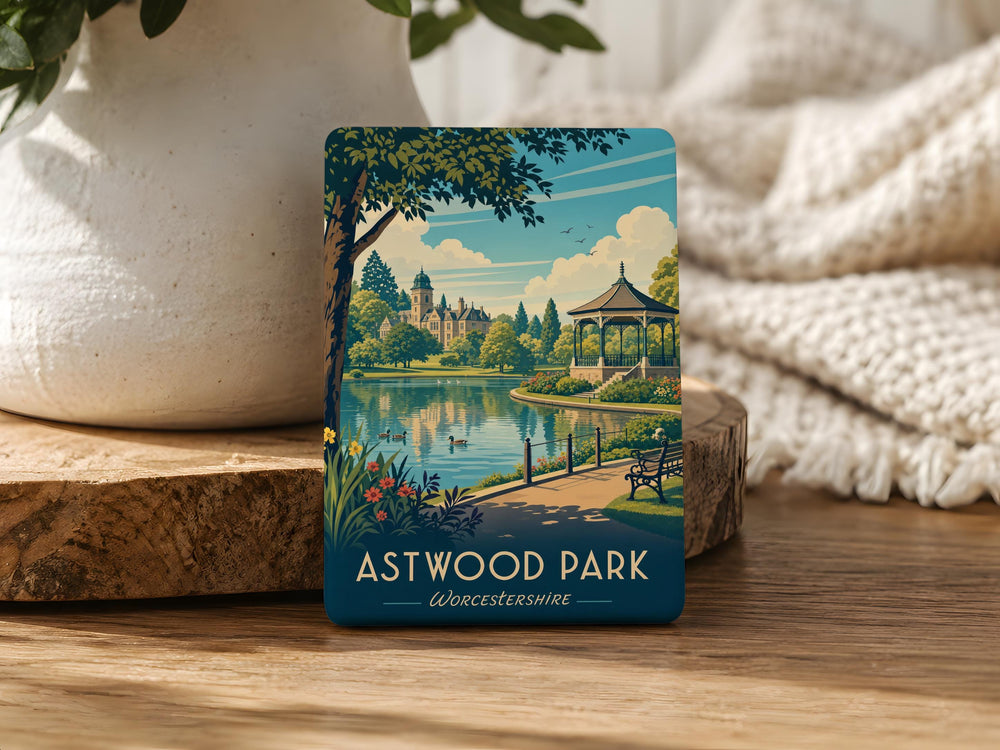 Astwood Park Fridge Magnet, Astwood Park Landmark Souvenir Magnet, Park Travel Keepsake, UK Park Gift
