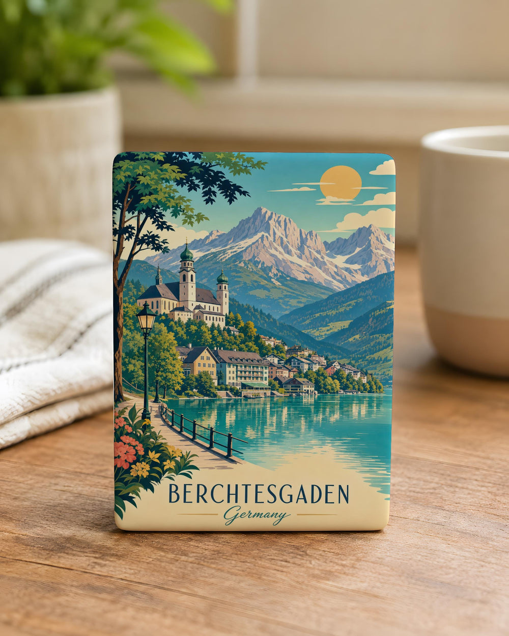 Berchtesgaden Germany Fridge Magnet, Bavarian Alps Souvenir, Berchtesgaden Travel Gift, German Mountain Town Keepsake