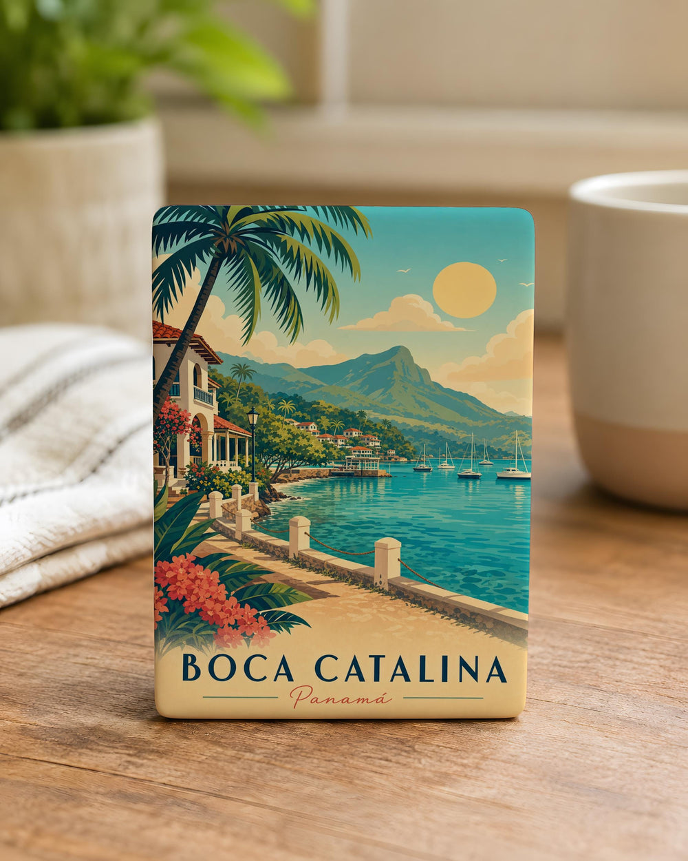 Boca Catalina Fridge Magnet, Aruba Beach Cove Souvenir Magnet, Caribbean Island Travel Keepsake, Coastal Vacation Gift