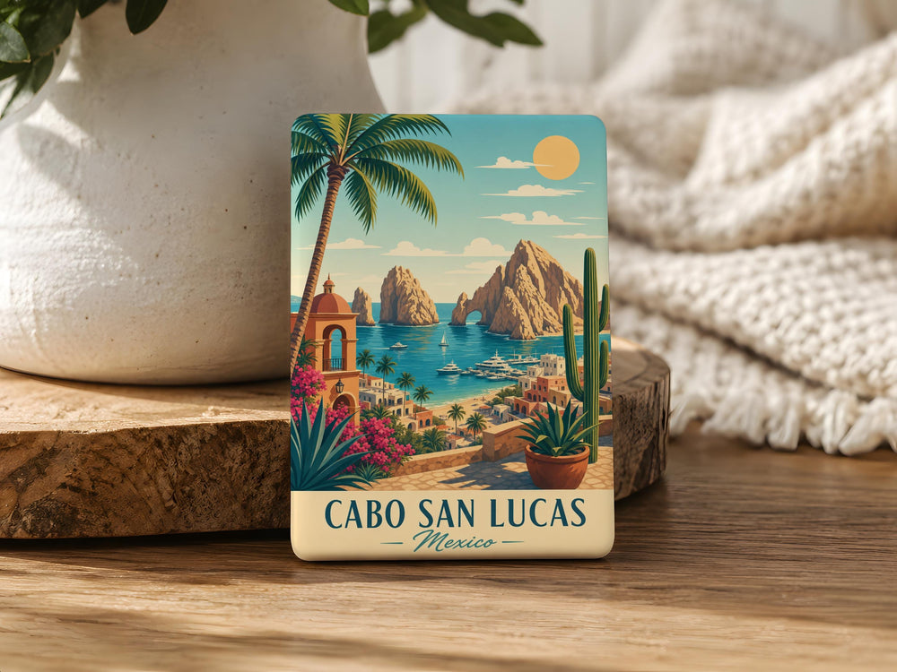 Cabo San Lucas Mexico Fridge Magnet, Cabo San Lucas Souvenir Magnet, Baja California Vacation Travel Gift Magnet