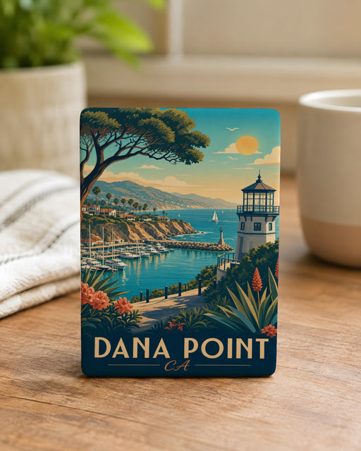 Dana Point CA Fridge Magnet, Dana Point California Souvenir Magnet, Coastal Beach Town Travel Keepsake Magnet
