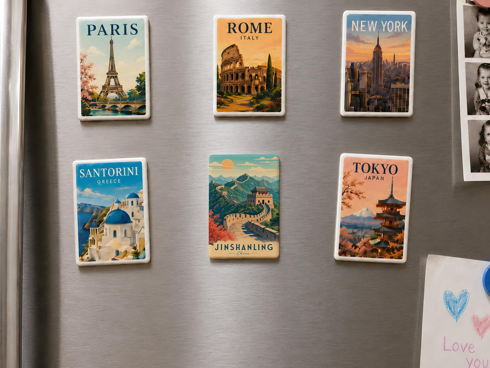 Great Wall of China Jinshanling Fridge Magnet, Jinshanling Great Wall Souvenir Magnet, China Landmark Travel Magnet