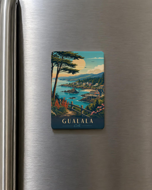 Gualala CA Fridge Magnet