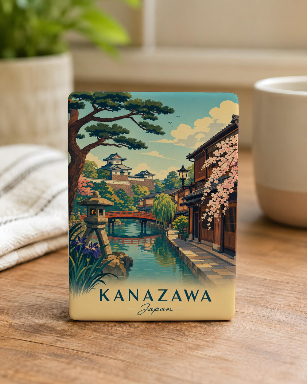 Kanazawa Japan Fridge Magnet, Kanazawa City Travel Souvenir Magnet, Japan Landmark Refrigerator Magnet, Kanazawa Gift