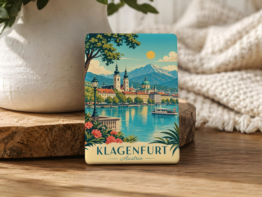 Klagenfurt Austria Fridge Magnet, Klagenfurt Souvenir Magnet, Austria Travel Gift, Carinthia Keepsake Magnet