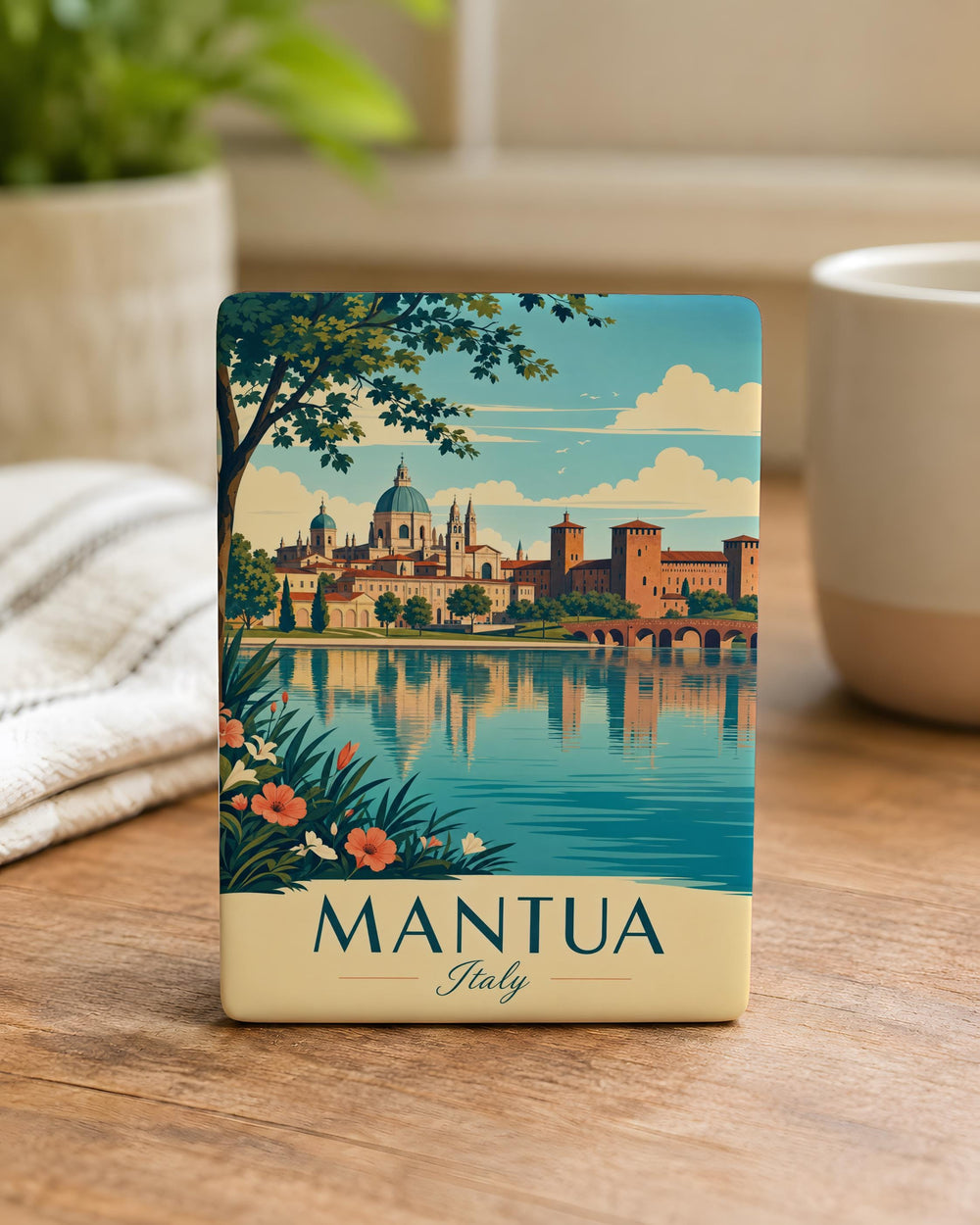 Mantua Italy Fridge Magnet, Mantova Souvenir Magnet, Mantua Travel Gift, Italy City Keepsake Magnet, Mantua Landmark Magnet