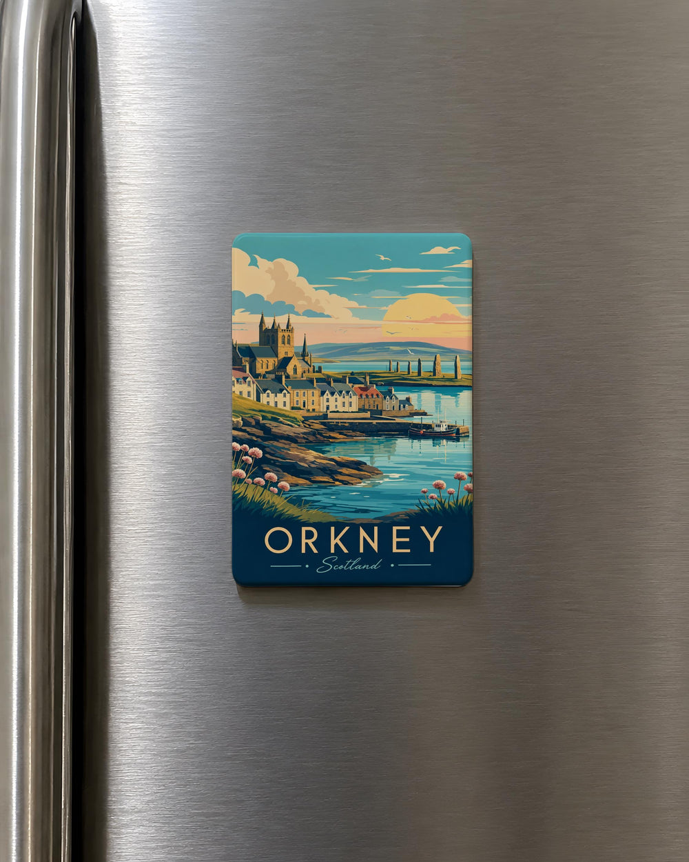 Orkney Scotland Fridge Magnet, Orkney Islands Souvenir Magnet, Scottish Island Travel Keepsake, Orkney Gift