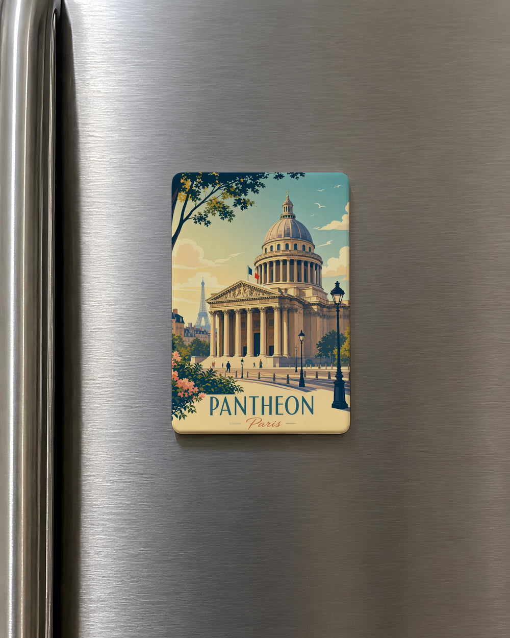 Pantheon Paris Fridge Magnet, Paris Landmark Souvenir Magnet, France Travel Gift, Paris Architecture Magnet, Paris Memorabilia