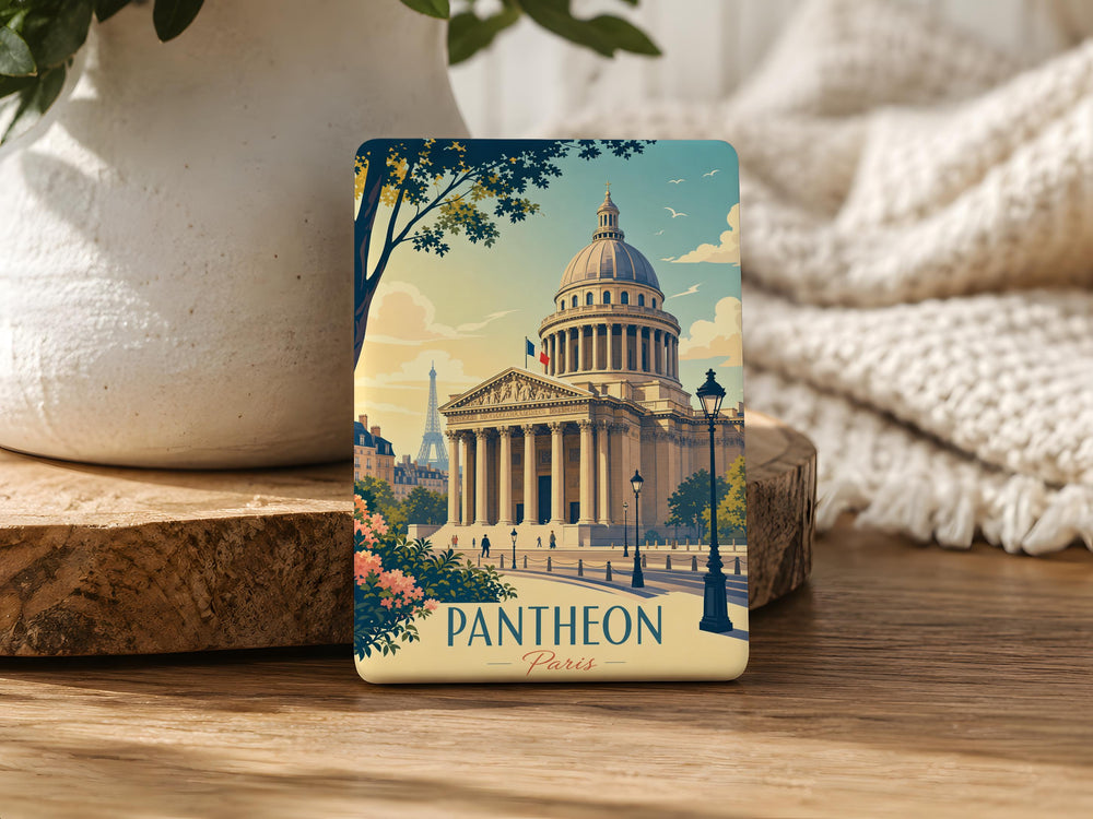 Pantheon Paris Fridge Magnet, Paris Landmark Souvenir Magnet, France Travel Gift, Paris Architecture Magnet, Paris Memorabilia