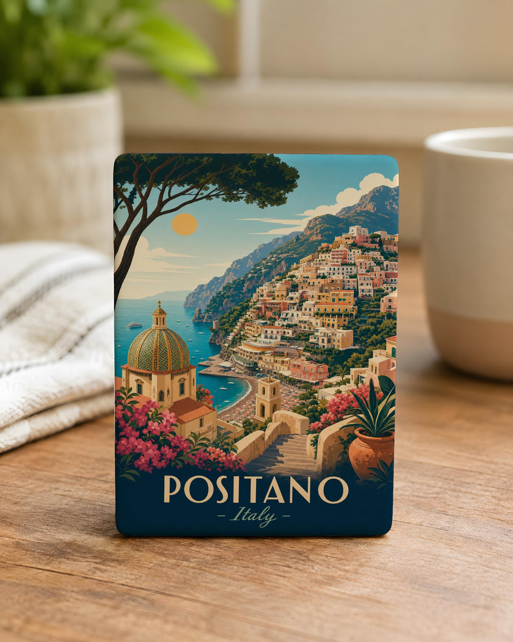 Positano Italy Fridge Magnet, Amalfi Coast Souvenir Magnet, Positano Travel Gift, Italian Coastal Town Keepsake Magnet