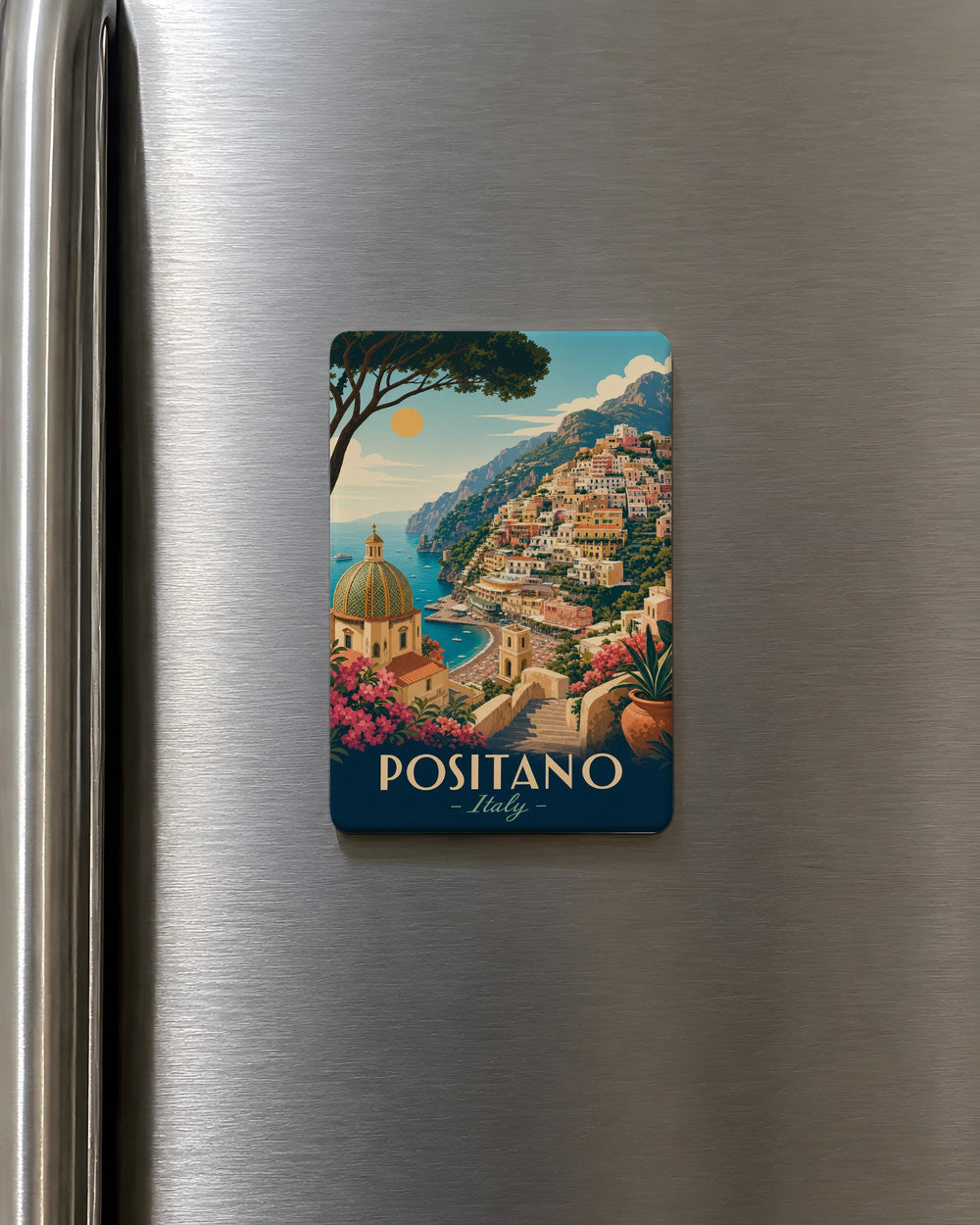 Positano Italy Fridge Magnet, Amalfi Coast Souvenir Magnet, Positano Travel Gift, Italian Coastal Town Keepsake Magnet