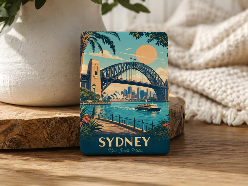 Sydney Harbour Bridge Fridge Magnet, Australia Landmark Souvenir Magnet, Sydney Travel Keepsake Magnet