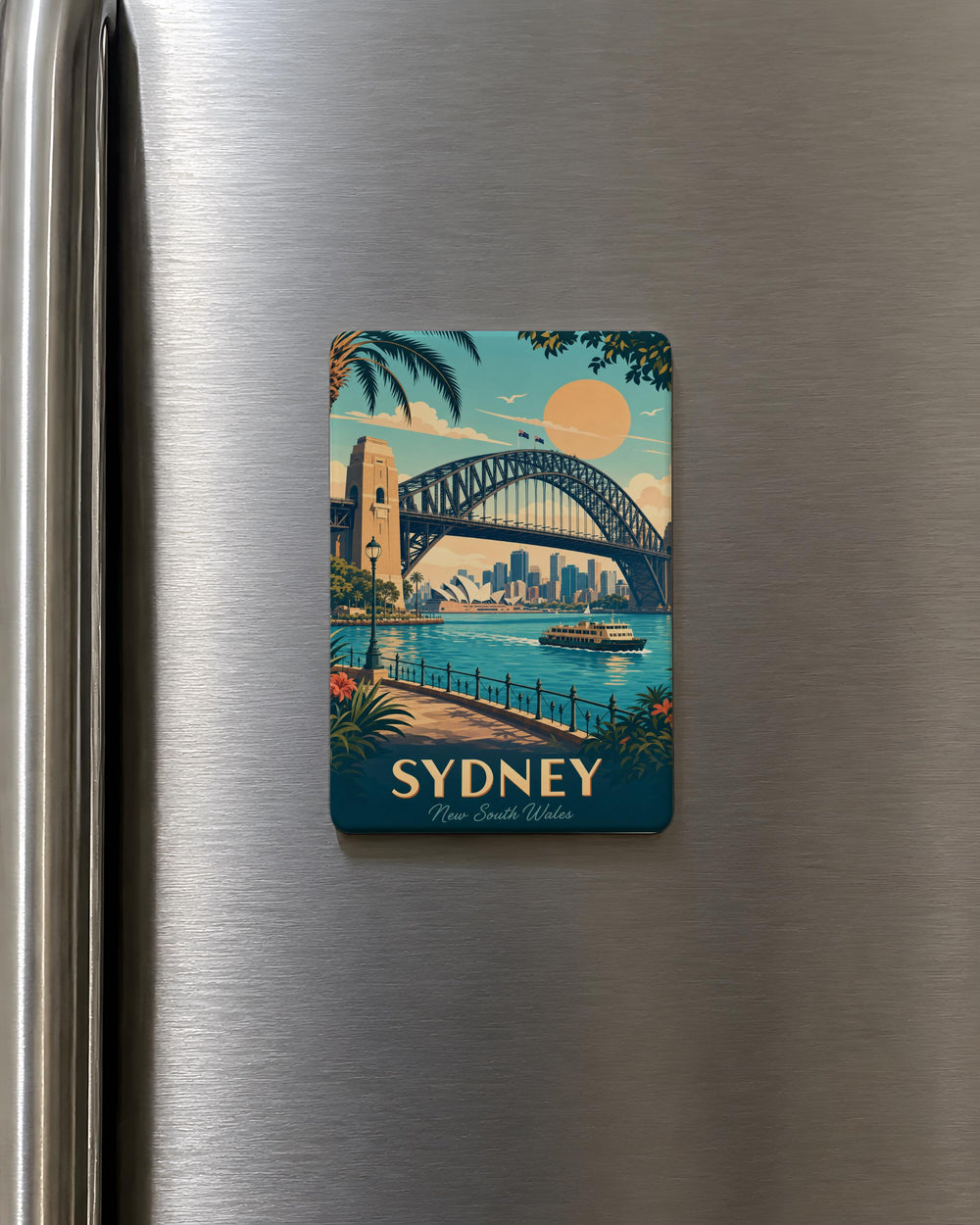 Sydney Harbour Bridge Fridge Magnet, Australia Landmark Souvenir Magnet, Sydney Travel Keepsake Magnet