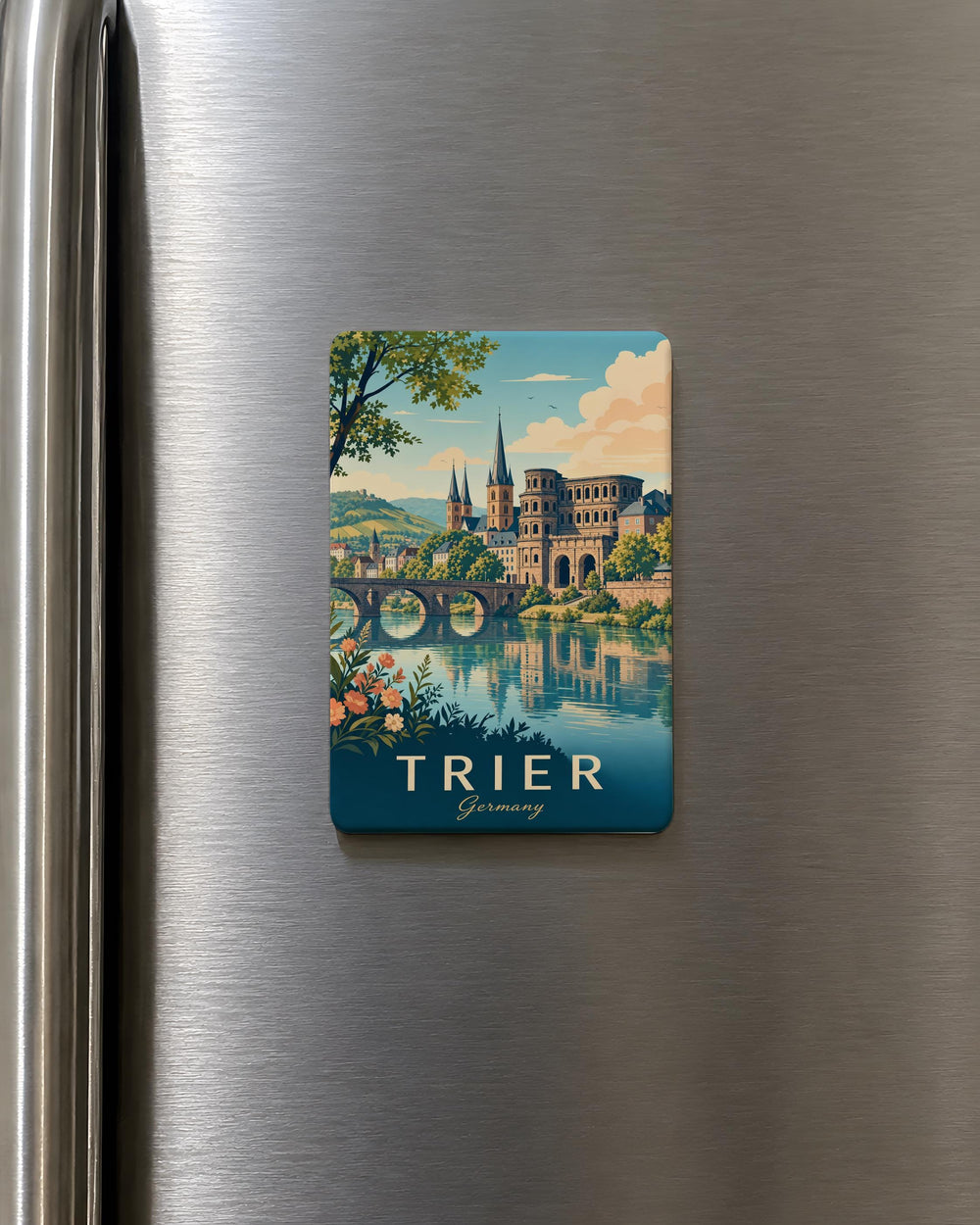 Trier Germany Fridge Magnet, Trier Souvenir Magnet, Germany Travel Keepsake, Trier Landmark Refrigerator Magnet
