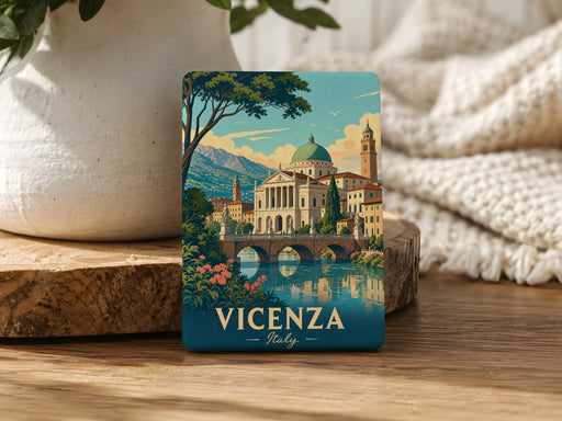 Vicenza Italy Fridge Magnet, Vicenza Landmark Souvenir Magnet, Italy Travel Keepsake, Vicenza City Magnet, Italian Gift