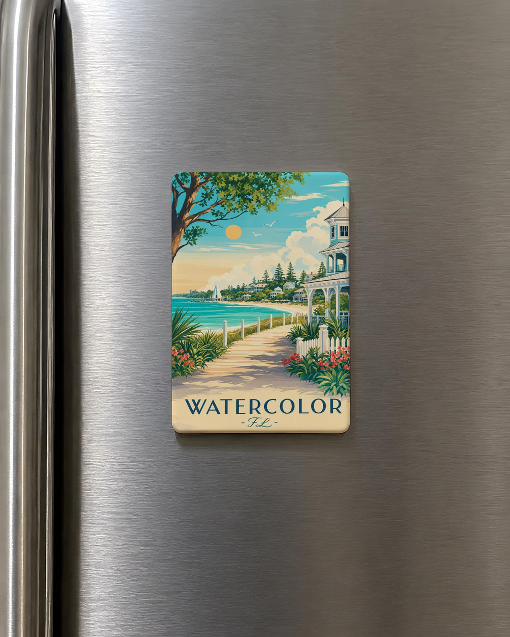 Florida Fridge Magnet, FL State Souvenir Magnet, Florida Travel Gift, Home Kitchen Decor, Vacation Keepsake, USA State Magnet