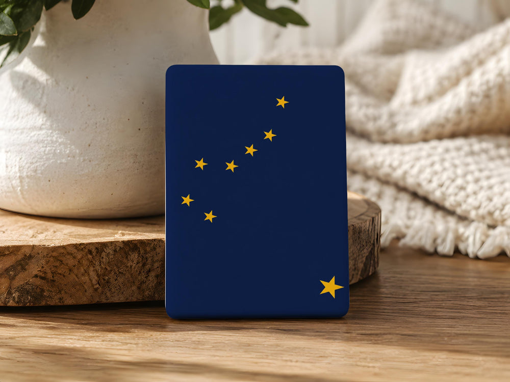 Alaska State Flag Fridge Magnet, Alaska Flag Magnet, Alaska Souvenir Magnet, State Flag Refrigerator Magnet, Alaska Gift