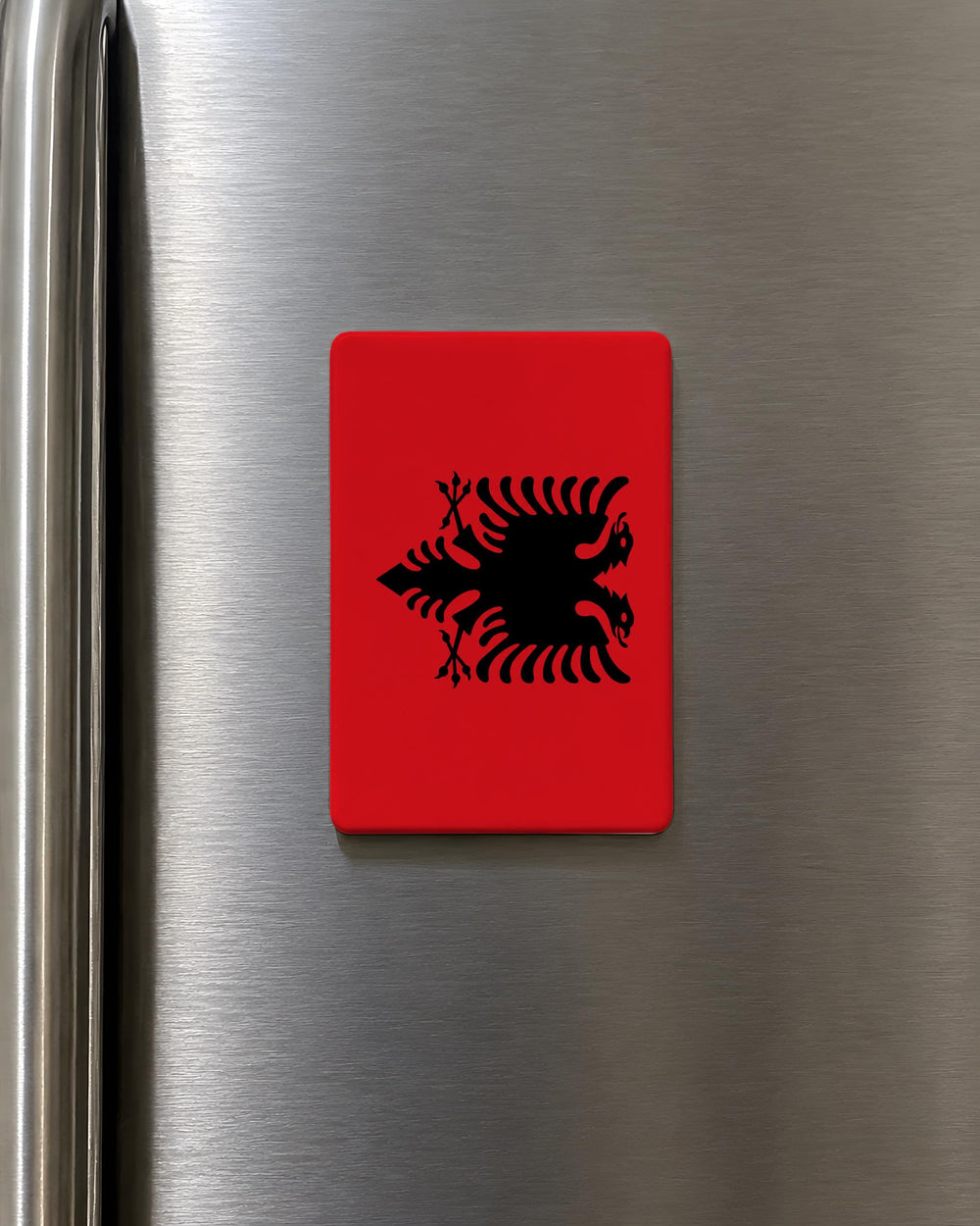 Albania Flag Fridge Magnet, Albanian National Flag Magnet, Albania Souvenir Magnet, Albanian Pride Refrigerator Magnet