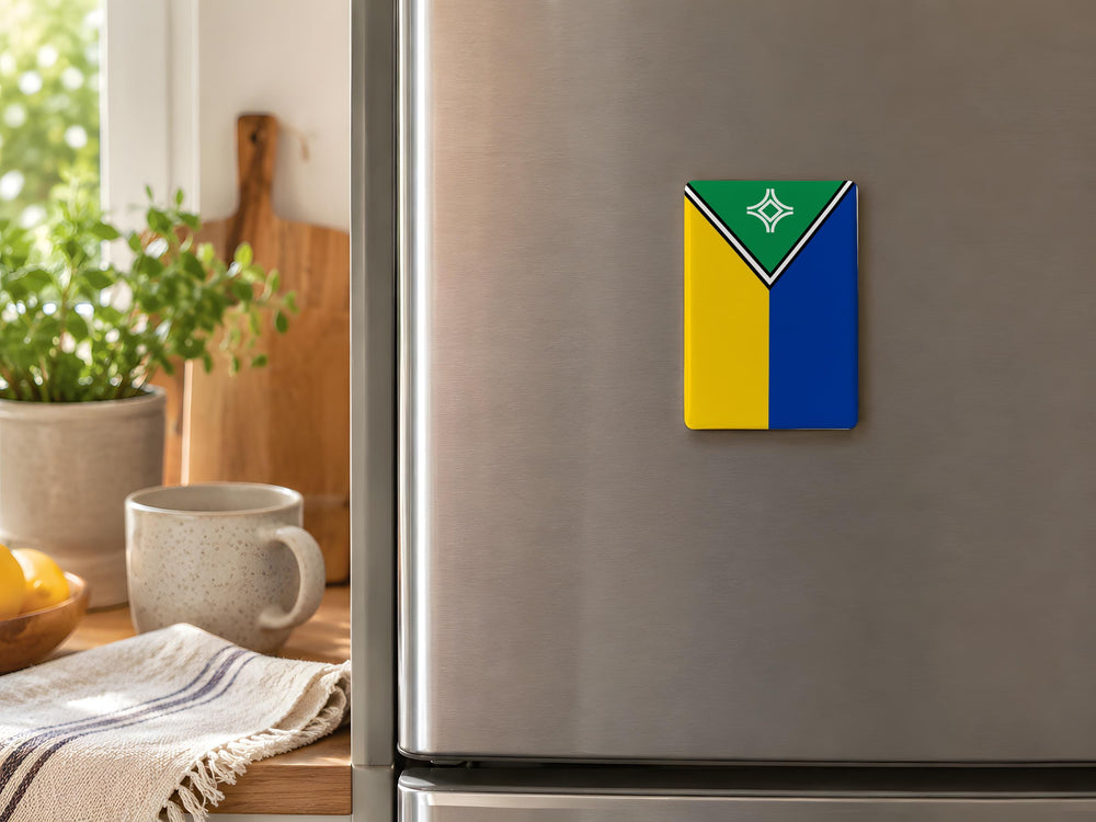 Amapá State Flag Fridge Magnet, Brazil Amapá Souvenir Magnet, Macapá Travel Gift, Brazilian Flag Magnet