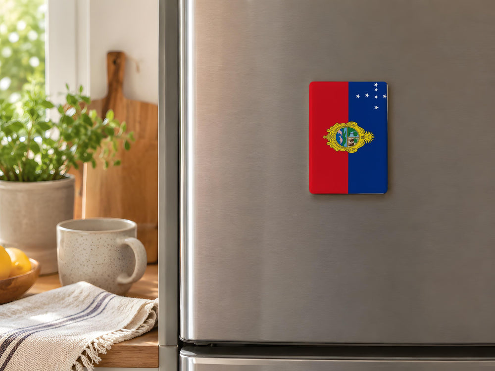 Amazonas State Flag Fridge Magnet, Brazil Amazonas Flag Magnet, Brazilian State Flag Kitchen Locker Magnet