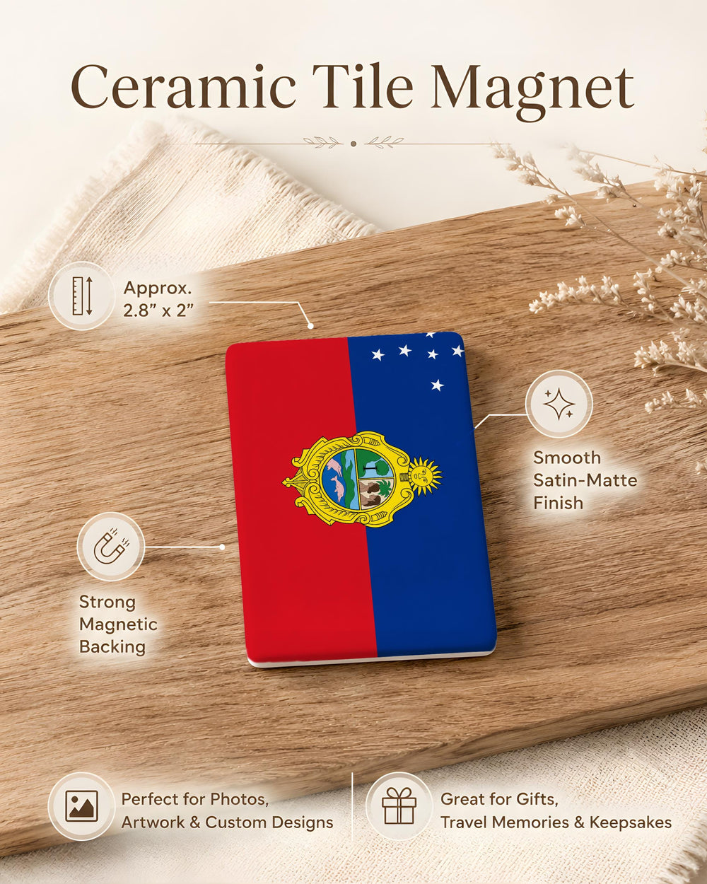 Amazonas State Flag Fridge Magnet, Brazil Amazonas Flag Magnet, Brazilian State Flag Kitchen Locker Magnet