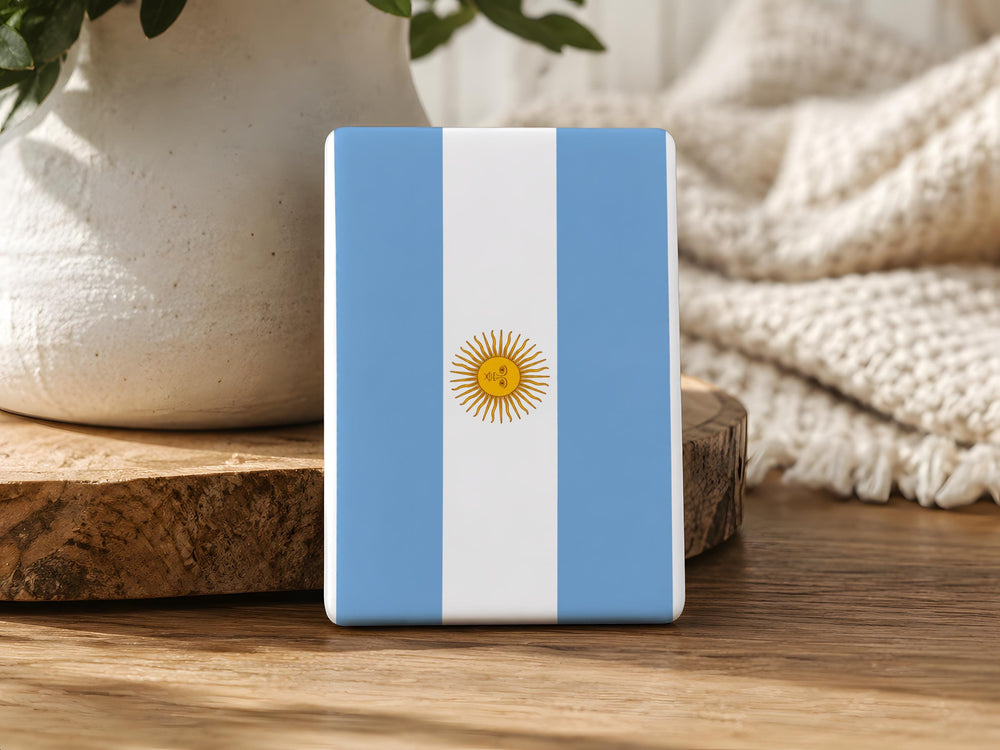 Argentina Flag Fridge Magnet, Argentina National Flag Magnet, Argentina Souvenir Magnet, Argentine Flag Kitchen Magnet, Travel Gift