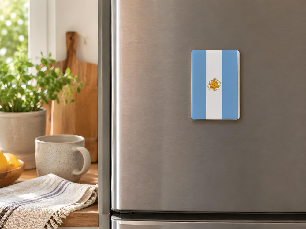 Argentina Flag Fridge Magnet, Argentina National Flag Magnet, Argentina Souvenir Magnet, Argentine Flag Kitchen Magnet, Travel Gift