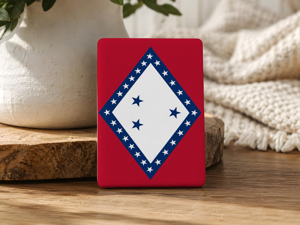 Arkansas State Flag Fridge Magnet, Arkansas Souvenir Magnet, Little Rock Arkansas Gift, State Flag Kitchen Magnet