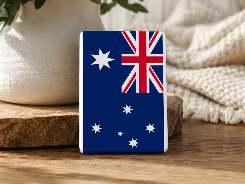 Australia Flag Fridge Magnet, Australian Souvenir Magnet, Aussie Flag Kitchen Decor, Australia Travel Gift Magnet
