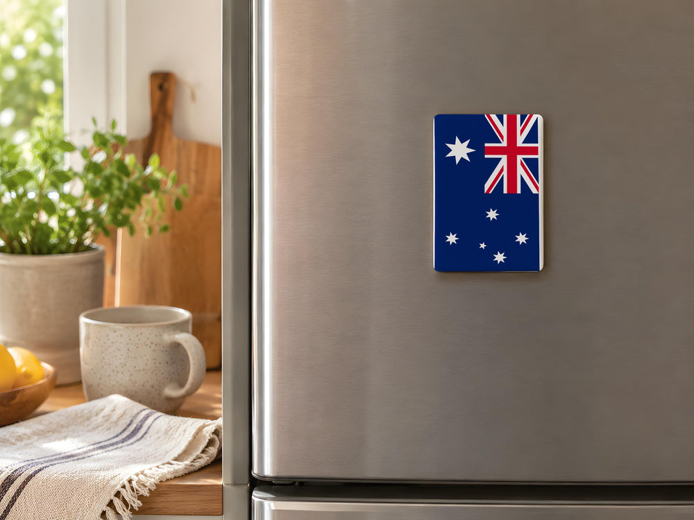 Australia Flag Fridge Magnet, Australian Souvenir Magnet, Aussie Flag Kitchen Decor, Australia Travel Gift Magnet