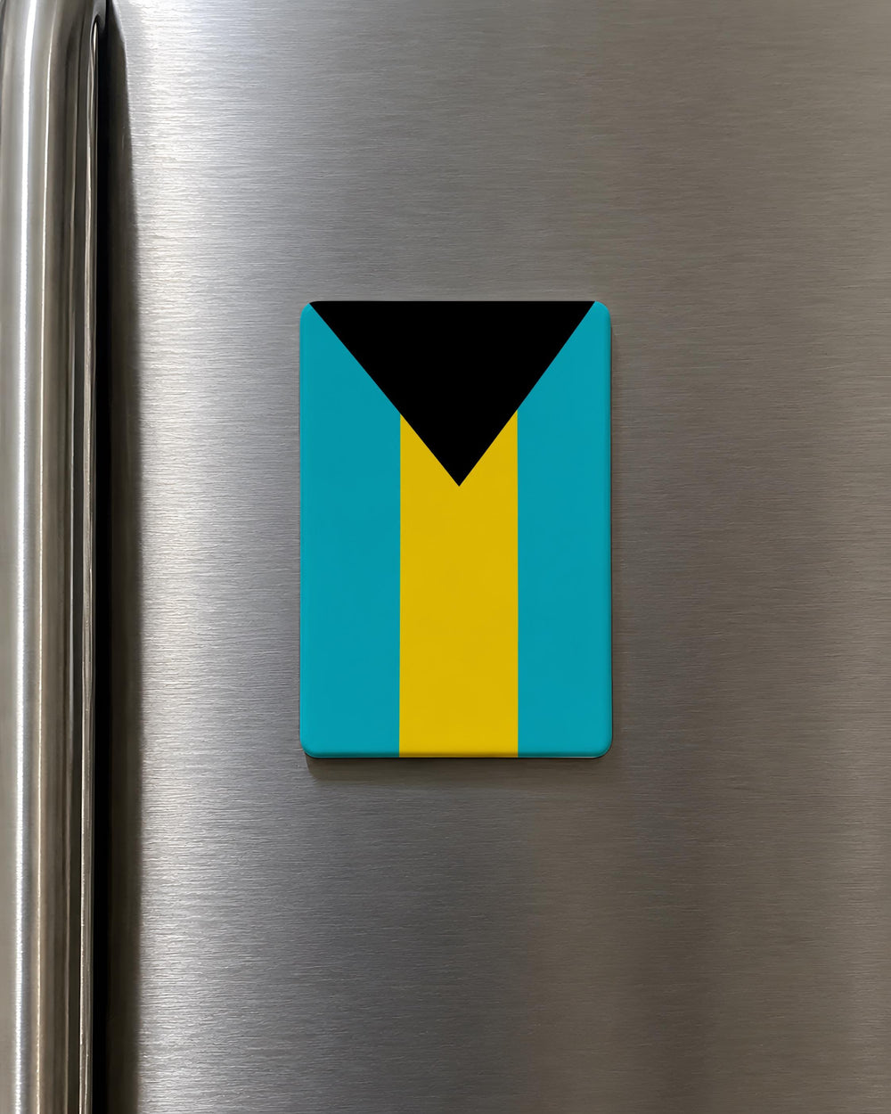 Bahamas Flag Fridge Magnet, Bahamas Souvenir Magnet, Caribbean Island Flag Kitchen Magnet, Bahamas Gift, Travel Keepsake Magnet