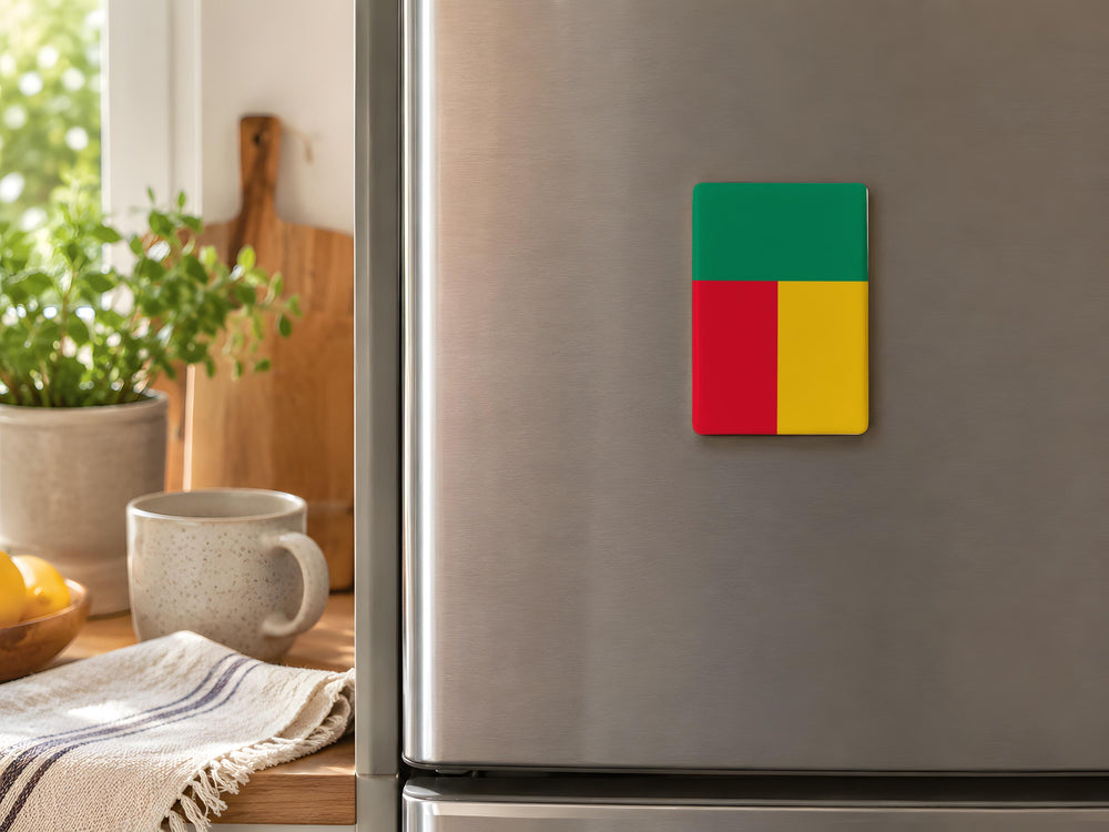 Benin Flag Fridge Magnet, Benin National Flag Magnet, Benin Souvenir Magnet, Benin Gift, West Africa Flag Magnet, Benin Pride Magnet