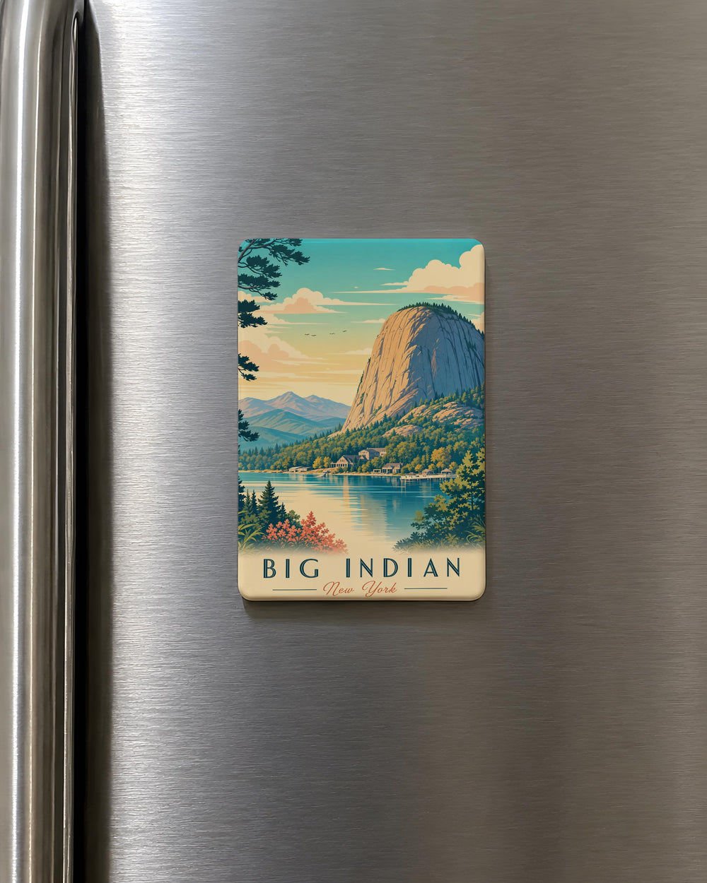 Big Indian Fridge Magnet, Native American Chief Head Magnet, Tribal Warrior Face Refrigerator Magnet, Indigenous Leader Magnet