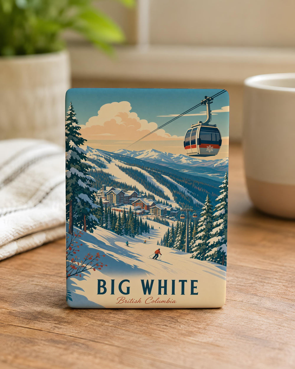 Big White Fridge Magnet, Large White Magnet Design, Minimal Home Kitchen Decor Magnet, Locker Magnet Gift
