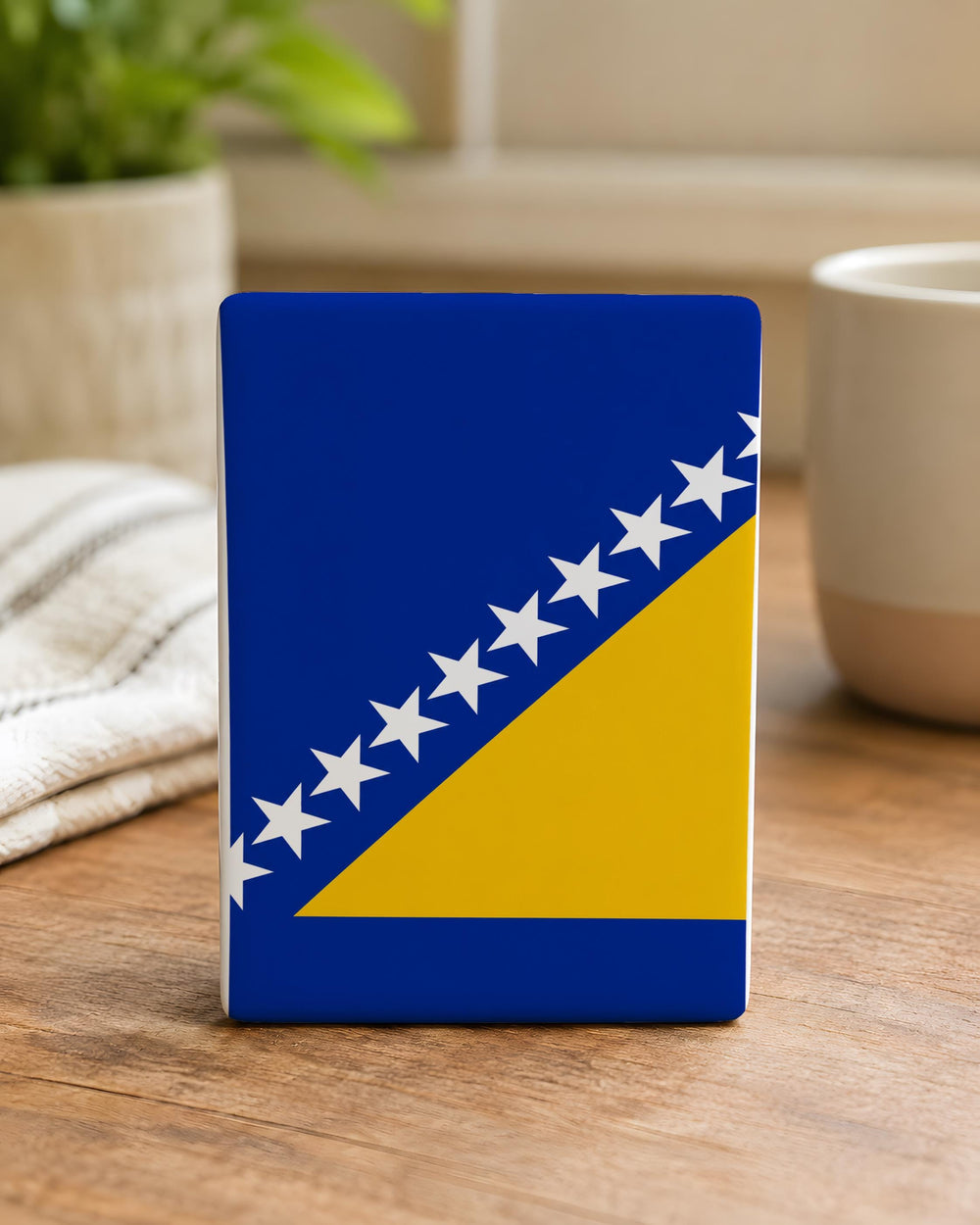 Bosnia and Herzegovina Flag Fridge Magnet, Bosnia Souvenir Magnet, Balkan Travel Gift, Country Flag Magnet, Kitchen Decor
