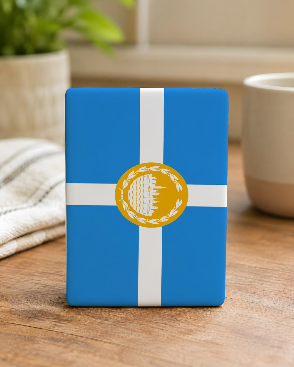 Boston Flag Fridge Magnet, Massachusetts State Flag Magnet, Boston MA Souvenir Magnet, New England Travel Gift Magnet