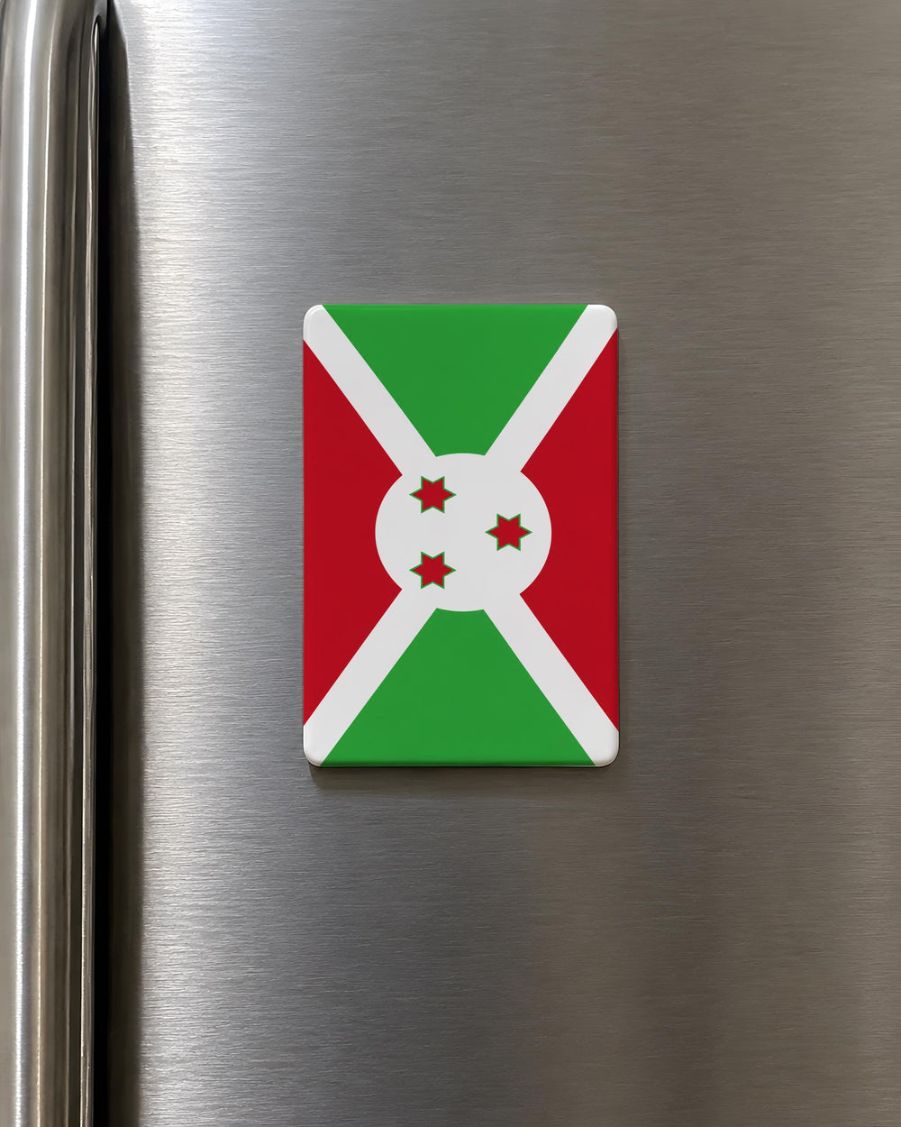 Burundi Flag Fridge Magnet, Burundi National Flag Magnet, Burundi Souvenir Magnet, Burundi Gift, East Africa Flag Magnet