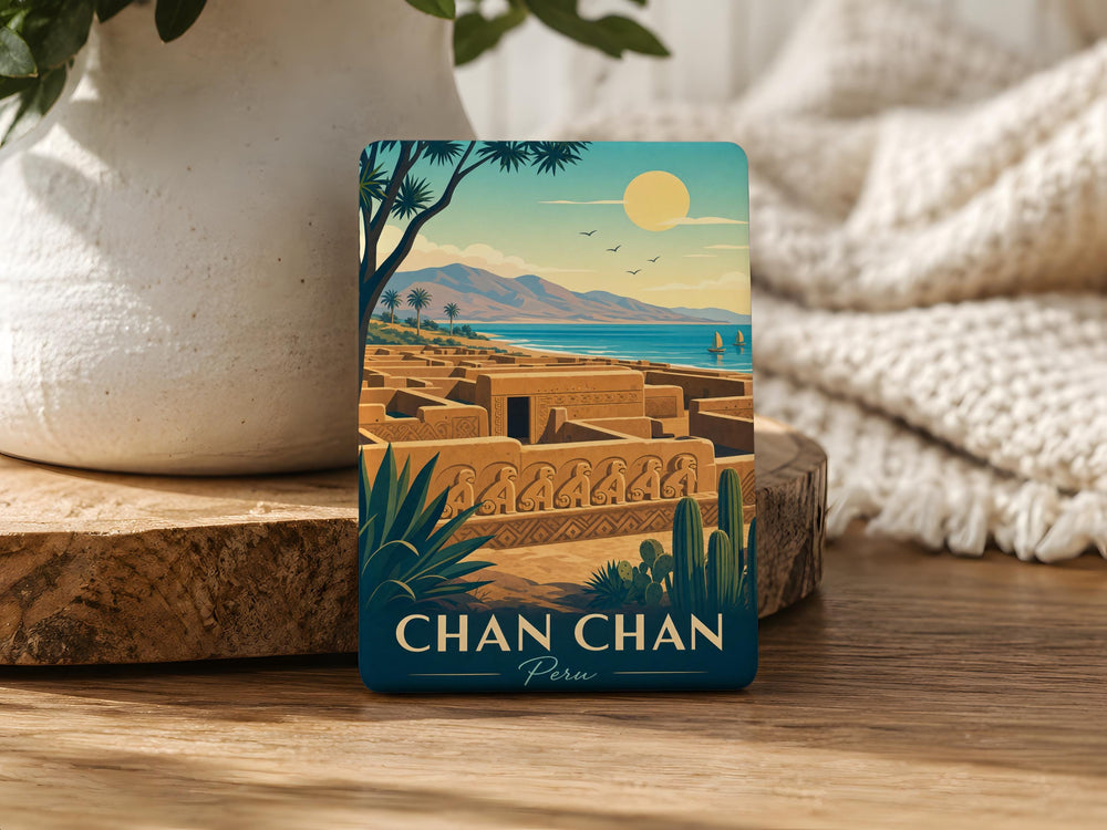 Chan Chan Peru Fridge Magnet Ancient Adobe City Ruins Archaeological Site Souvenir Gift