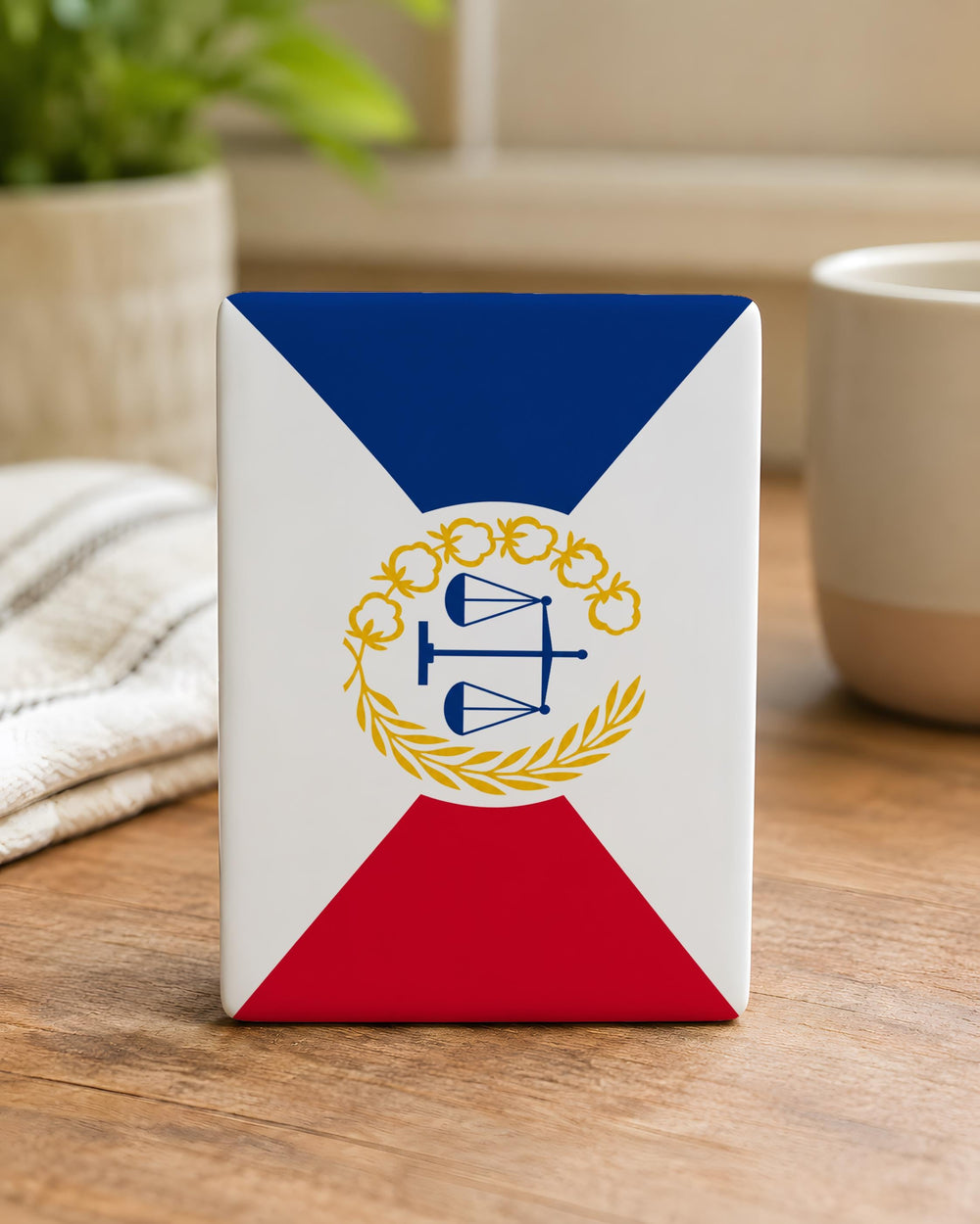 Cincinnati Flag Fridge Magnet, Ohio City Flag Souvenir Magnet, Cincinnati Ohio Gift, Queen City Travel Keepsake Magnet