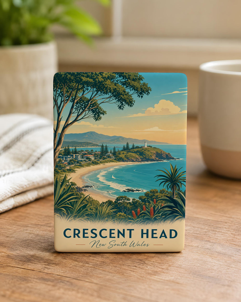 Crescent Head Fridge Magnet, Crescent Moon Head Face Magnet, Mystical Lunar Portrait Refrigerator Magnet, Celestial Decor Magnet