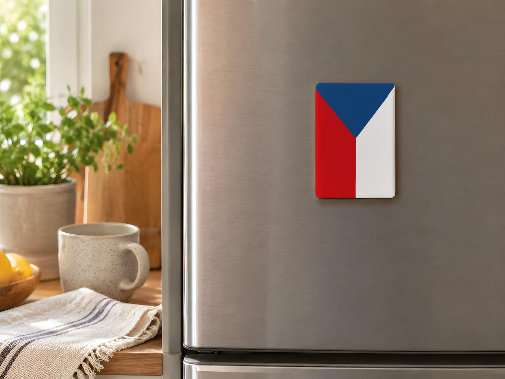Czech Republic Flag Fridge Magnet, Czech Flag Magnet, Czechia Souvenir Magnet, Prague Travel Magnet, Czech Gift Magnet