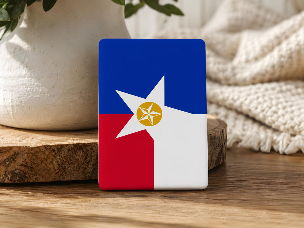 Dallas Flag Fridge Magnet, Dallas Texas Flag Magnet, Texas Souvenir Magnet, Lone Star State Kitchen Magnet, Dallas Gift