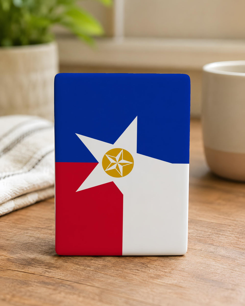 Dallas Flag Fridge Magnet, Dallas Texas Flag Magnet, Texas Souvenir Magnet, Lone Star State Kitchen Magnet, Dallas Gift