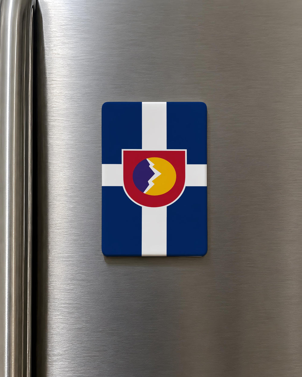 Denver Flag Fridge Magnet, Denver Colorado Souvenir Magnet, Mile High City Gift, Colorado Flag Magnet, Travel Keepsake Magnet