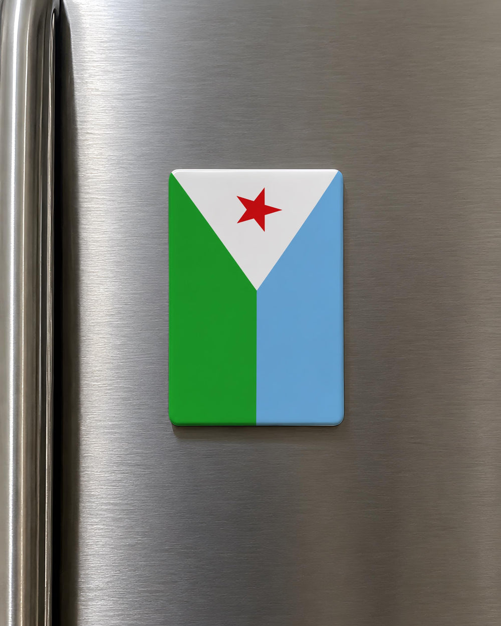Djibouti Flag Fridge Magnet, Djibouti National Flag Magnet, Djiboutian Flag Kitchen Refrigerator Magnet Gift