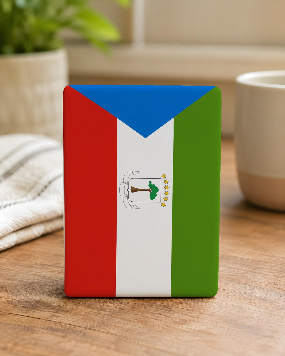 Equatorial Guinea Flag Fridge Magnet, Equatorial Guinea Souvenir Magnet, African Country Flag Kitchen Refrigerator Magnet