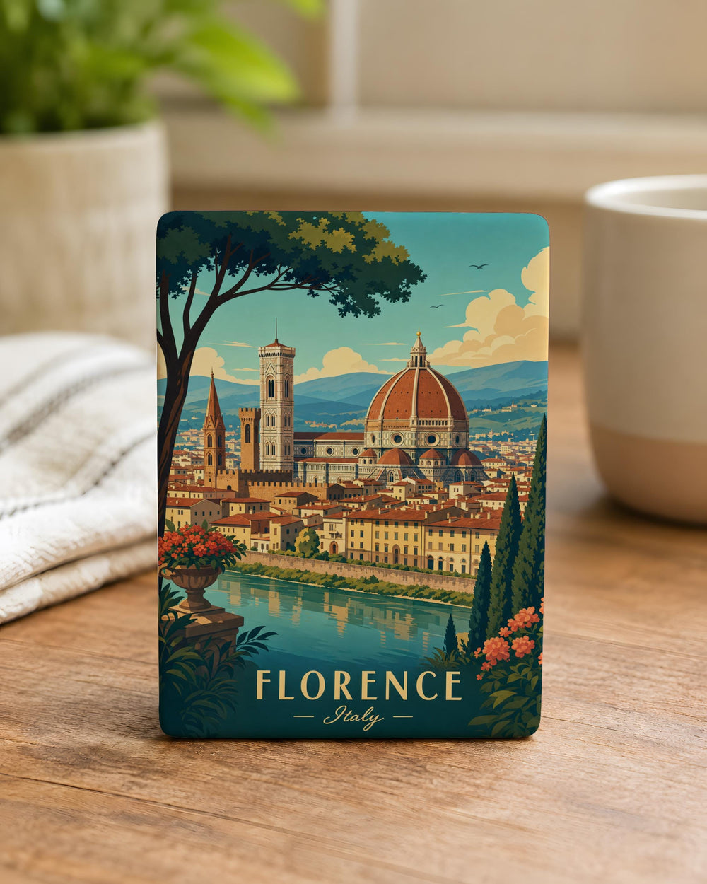 Florence Duomo Fridge Magnet, Cathedral of Santa Maria del Fiore Souvenir Magnet, Florence Italy Travel Gift Magnet