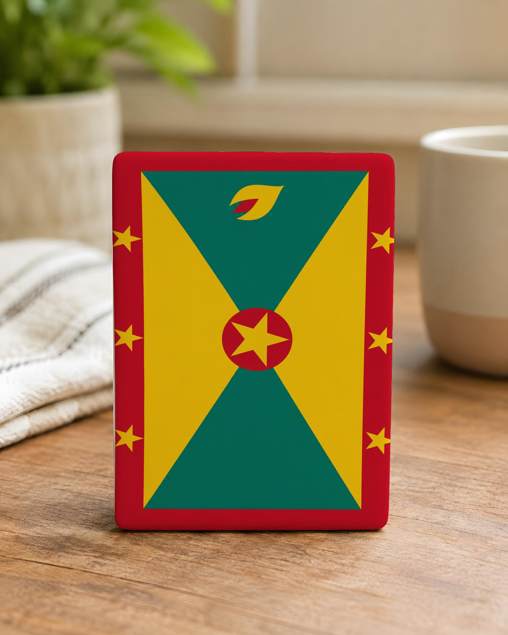 Grenada Flag Fridge Magnet, Grenada National Flag Magnet, Caribbean Island Souvenir Magnet, Grenada Gift, Flag Collector Magnet