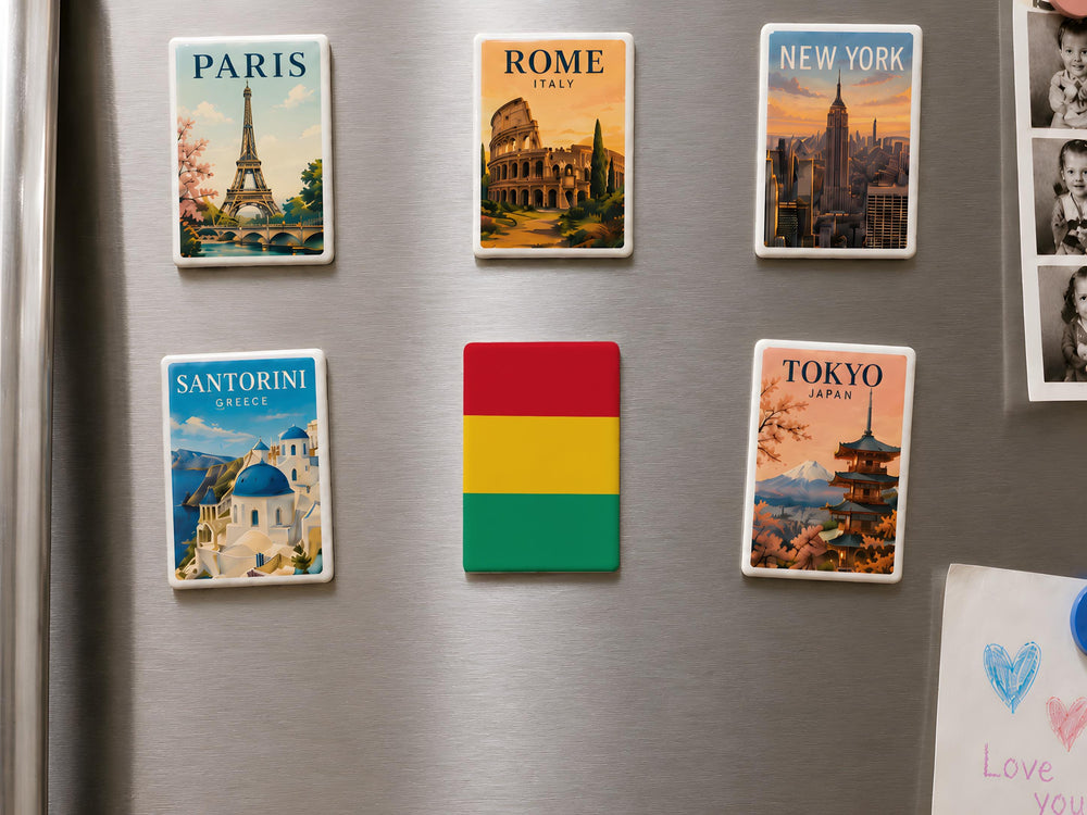 Guinea Flag Fridge Magnet, Guinea National Flag Magnet, Guinea Souvenir Magnet, Conakry Guinea Travel Magnet, Gift for Guinea Fans