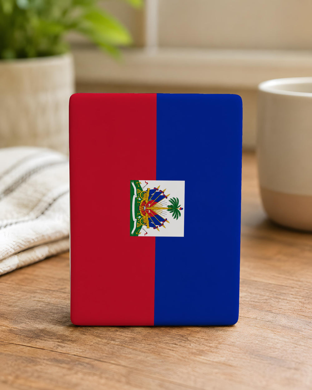 Haiti Flag Fridge Magnet, Haiti National Flag Magnet, Haitian Flag Souvenir Magnet, Haiti Pride Refrigerator Magnet